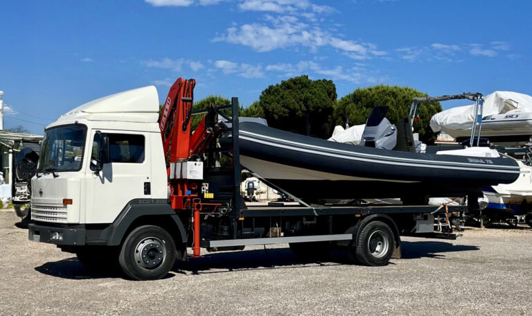 Noleggio e trasporto su camion con gru